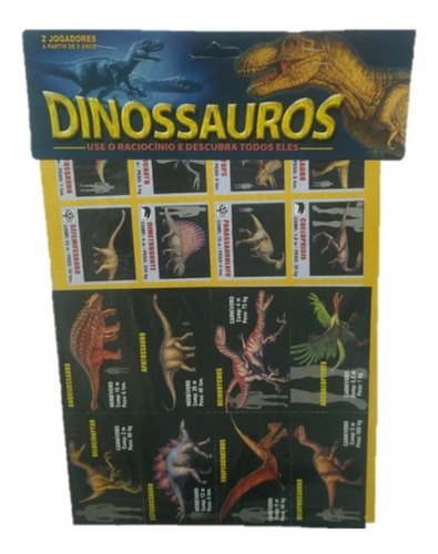 Jogo Da Memoria Dinossauros Cartas Dinossauro Jogo Tabuleiro